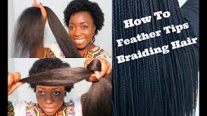 About 41% of these are synthetic hair extension, 2% are human hair extension. How To Feather Tips Of Kanekalon Braiding Hair Best Results Box Braids Twist Hair Extensions Youtube