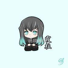 Very cute and small and very good for collectors!!!! Chibi Hashira Muichiro Tokito By Loshimizu Chibi Boy Art Anime