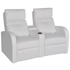 Recevez le canapé de vos rêves chez vous les canapés en cuir et en lin rejoignent la tendance du naturel, en offrant de la qualité, de la durabilité et en bonus, du style. Canape 2 Personnes Inclinables Luxe En Cuir Blanc