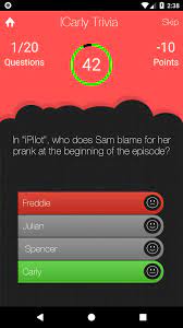 It's like the trivia that plays before the movie starts at the theater, but waaaaaaay longer. Trivia For Icarly For Android Apk Download