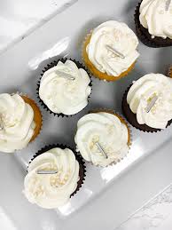Romantic pink and gold bridal shower cupcakes Bridal Shower Cupcakes Fate Cakes Columbus Ohio