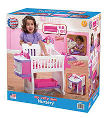Check spelling or type a new query. American Plastic Toys Kids My Very Own Nursery Baby Doll Playset Doll Furniture Crib Feeding Station Learn To Blinkee Com