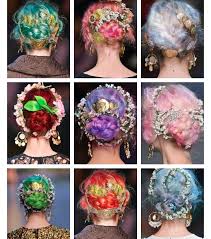 Dolce Gabbana Ss14 Hair Colors Art Nouveau Fashion Hair Pastel Hair