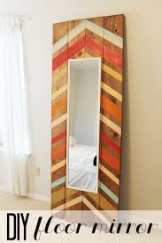 Diy Full Length Floor Mirror Deonna Wade Home Diy Diy Floor Mirror Diy Furniture