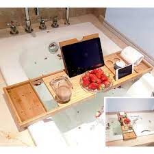 Luxury tub with soap holder bath caddy. Bamboo Bathtub Tray Nonslip Bath Tray Spa Bathtub Caddy Organizer Book Wine Tablet Holder Reading Rack For Bathtub Bathroom Bathtub Trays Aliexpress