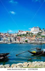 Porto Portugal August 6 2014 Rabelo Boats In Front Of Historic City Centre Of Porto Portugal On August 6th 2014 Porto Cit Porto Portugal Portugal Porto