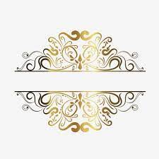 Gold Vintage Border Title Frame Png Transparent Background In European Style Border Clipart Border Rose Gold Png Transparent Clipart Image And Psd File For F Title Frame Clip Art Borders Vintage