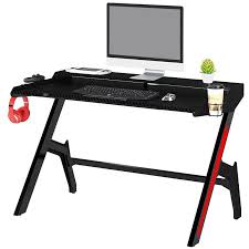 Für gemütlichkeit und komfort sorgen edle wohntextilien wie wandteppiche, decken und kissen. Gaming Computertisch Gamer Tisch Racing Carbon Optik Schwarz Gt 007 8190