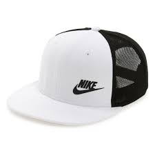 Black And White Nike Trucker Hat Pin On Snapbacks