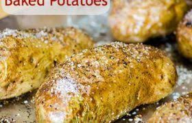 Make sure each potato is evenly coated. The Perfect Baked Potato Real Mom Kitchen Potatoes