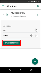 How To Turn On And Use The Kaspersky Password Manager Extension For Google Chrome