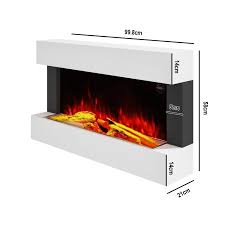 This doesn't even include installation, chimney inspection, cleaning, the wood. Amberglo White Wall Mounted Electric Fireplace Suite With Logs Crystal Fuel Beds Agl018 Appliances Direct