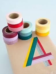 Japanese Masking Tape Table Numbers Zahlen Aus Masking Tape Tolle Geschenkverpackung Tape Gifts Masking Tape Washi Tape Uses