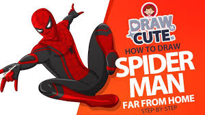 Far from home online free. How To Draw Spider Man Far From Home Step By Step Tutorial Youtube