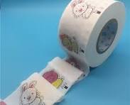 Cartoon Printed Tissue Paper for Diaper Frontal Tape