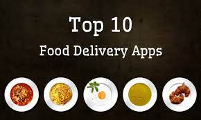 Takeaway cooked fod in a disposable containers for picnics. Top 10 Successful Online Food Delivery Applications In 2021