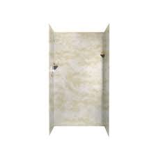 Swan Sk 363672 125 Solid Surface 36 In X 36 In X 72 In Shower Wall Surround Shower Wall Shower Walls Surrounds Shower Wall Kits