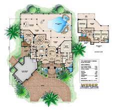 Mediterranean House Plan Grand Entry Arched Windows Doors Barrel Tile Roof Luxury House Plans Mediterranean House Plans House Plans