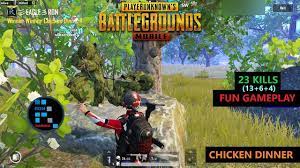Hindi Pubg Mobile 23 Kills Fun Game Play Amazing Chicken Dinner Youtube