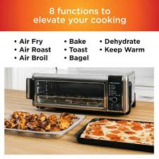 Ninja Stainless Steel Foodi Digital Air Fry Oven Convection Oven Toaster Air Fryer Flip Away For Storage Sp101 The Home Depot