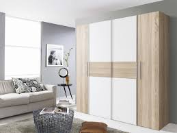 Eine variante der schiebetüren sind schwebetüren. Kleiderschrank Sonoma Eiche Weiss 200 Cm Kalixtus 0629014400
