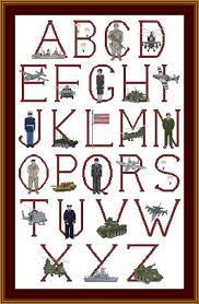 By luv 4 cross stitch sale $8.99. Usa Military Cross Stitch Alphabet Cross Stitch Alphabet Patterns Cross Stitch Alphabet Cross Stitch