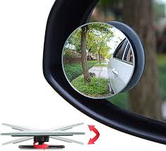 If they are adjusted correctly, each mirror handles a certain angle of view behind you such that everything is covered, with no blindspot big enough for a car. Amazon Com Ampper Upgrade 2 Round Blind Spot Mirrors 360 Degree Adjustabe Hd Glass Convex Wide Angle Rear View Car Suv Universal Fit Stick On Lens Pack Of 4 Automotive