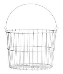 White Wire Basket Love This For Easter Basket Time Wire Baskets Metal Baskets H M Home