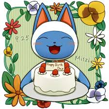 Happy Birthday Mitzi Animal Crossing Fan Art Animal Crossing Art