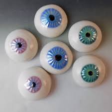 Porcelain Eye Cabochon Handmade Lavender Blue Or Green Eye Cabochon Pmc Supply Beading Supply Beading Supplies Ceramic Eye Beaded Jewelry
