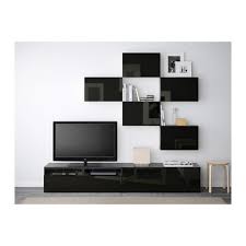 Furniture And Home Furnishings Ikea Tv Entertainment Center Grey Floating Shelves