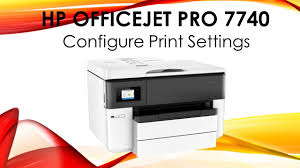The printer is a multifunction device with the ability to not only print and scan, but also copy documents from the original. Hp Officejet Pro 7740 8740 Configure Print Settings For Tray 2 And Duplex Printing Youtube