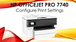 This software includes an installer, a printer driver and a scan driver. Hp Officejet Pro 7740 8740 Configure Print Settings For Tray 2 And Duplex Printing Youtube