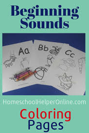 I do not endorse forcing a young child to do an activity if he is not interested. Beginning Sounds Coloring Pages Homeschool Helper Online