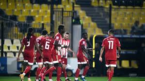 Η παε άρης , είναι ένα επαγγελματικό ποδοσφαιρικό σωματείο με έδρα τη θεσσαλονικη. Arhs Olympiakos 1 2 Kerasma Apo Thn Koryfh Protathlima Com