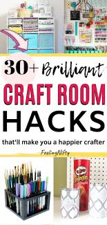 These small craft suppliers are easy to expand and take over a craft room and always. 30 Clever Ways To Organize Your Craft Supplies Feeling Nifty Craft Closet Organization Organize Craft Supplies Diy Craft Room