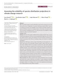 (PDF) Assessing the reliability of species distribution projections in  climate change research
