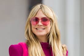 Heidi Klum Gets Suited in Hot Pink With Pointy Red Pumps for 'Making the  Cut'