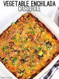 Vegetable Enchilada Casserole Recipe Budget Bytes Recipe Recipes Vegetable Enchiladas Vegetarian Dishes