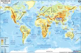 These maps are excellent tools for students of geography or anyone who wants to become. World Physical Map Physical Map Of World
