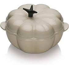 Maybe you would like to learn more about one of these? Amazon Com Le Creuset Dune Enameled Cast Iron Pumpkin Shaped Cocotte 2 25 Quart Dutch Ovens Kitchen Dining