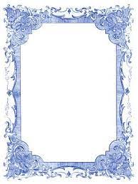 Blue Frames And Stars Hanukkah Clip Art Vintage Romantic Frame Printable Frames