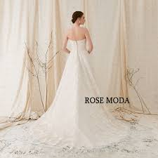 Partially lined back metal zip and hook closure marked. Rose Moda Elegant Chantilly Lace Wedding Dress Strapless Ivory Over Champagne A Line Wedding Dresses A Line Wedding Dress Chantilly Lace Wedding Dresslace Wedding Dress Aliexpress