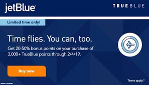 Check spelling or type a new query. Jetblue Trueblue Buy Points Up To 50 Bonus Through February 4 2019 Loyaltylobby