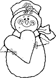Maybe you would like to learn more about one of these? Easy Snowman Coloring Pages For Kids Drawing With Crayons