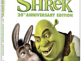 Shek, evolves at level 20 to shrek and then using the azure flute when at level 35 and up shrek evolves into shrexy. Shrek Celebrates 20 Years With New 4k Release On May 11th