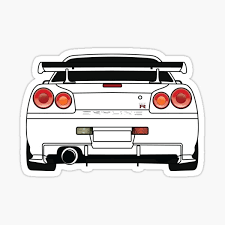 Find the best nissan skyline gtr r34 wallpaper on getwallpapers. Nissan Skyline Gtr R34 Stickers Redbubble