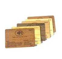 Programmable Bamboo Wood Business Cards RFID ISO14443A Smart NTAG213/216  NFC Wooden Hotel Key Card