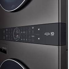 Gas supply pipe on rear of gas unit. Lg Electronics 27 In Black Steel Washtower Laundry Center With 4 5 Cu Ft Front Load Washer And 7 4 Cu Ft Electric Dryer Wkex200hba The Home Depot