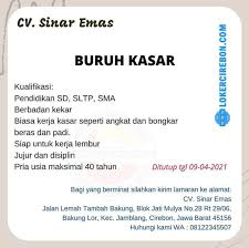 Saat ini pt kao indonesia 2021 membuka lowongan kerja dengan posisi dan persyaratan sebagai berikut. Lokerburuh Explore Facebook